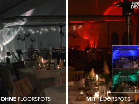 DJ Hochzeit Floorspots