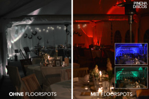 DJ Hochzeit Floorspots